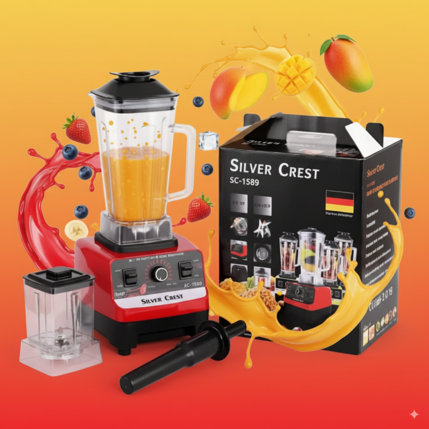 اكتشف قوة الخلاط الألماني كريست سيلفر: الوحش اللي يحول مطبخك لعالم من الإبداع والطعم الرائع في ثواني!